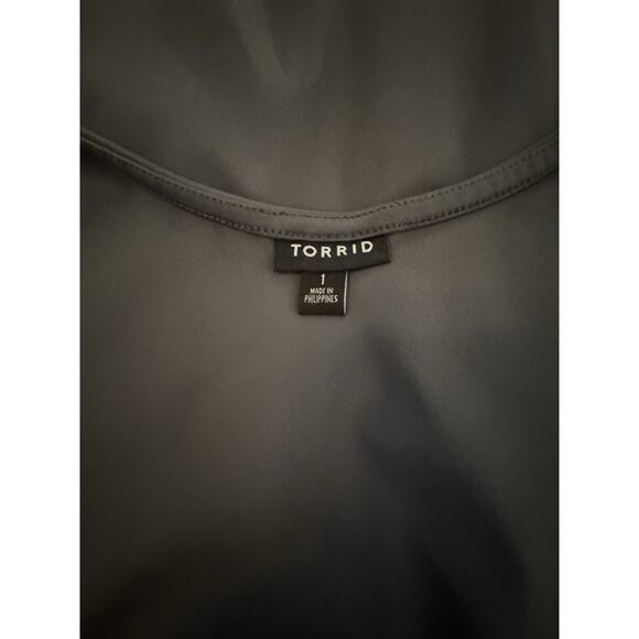 Torrid Sculpting Knit Double Scoop Bodysuit Womens Plus Gray Size 1 - Picture 5 of 7